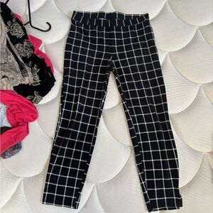 Black and White Checkered Pants